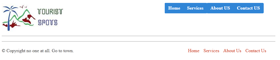 Gumby Tourist Spot Website Layout