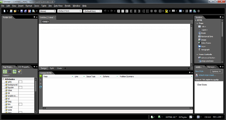 HTML Editor Microsoft Expression Web 4 Free Download