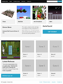 Zurb Foundation Framework Example - Game Site