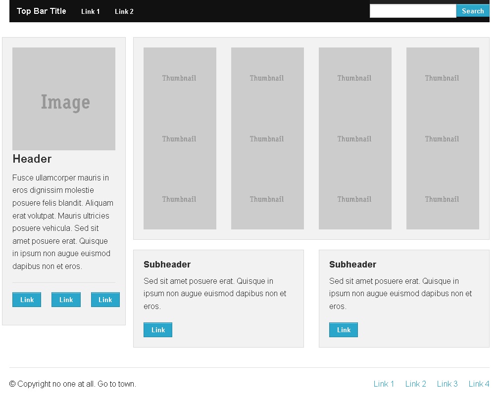Zurb Foundation Framework Realty Template Screenshot After Editing