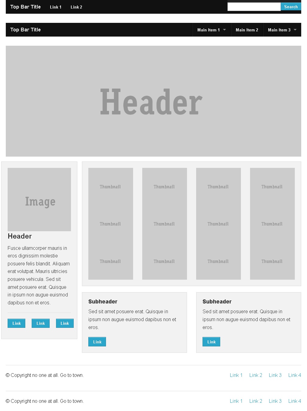 Zurb Foundation Framework Realty Template